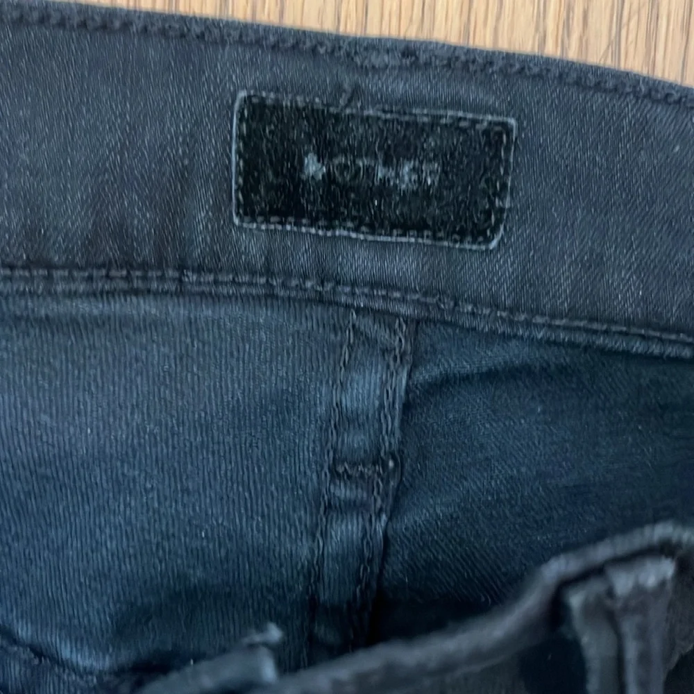 MOTHER The Mid Rise Dazzler Ankle Jeans Not Guilty Black Size 30